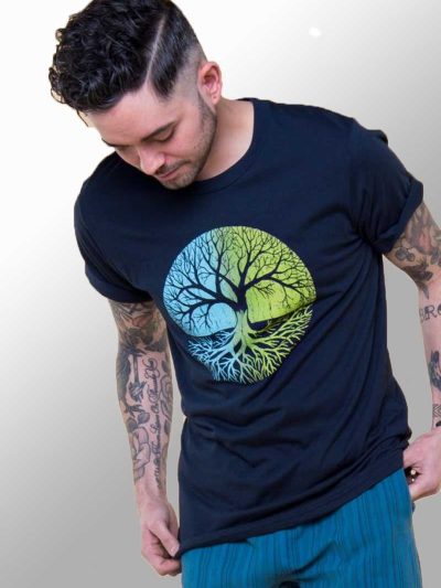 Men's Organic Cotton Tee - Tree Of Life